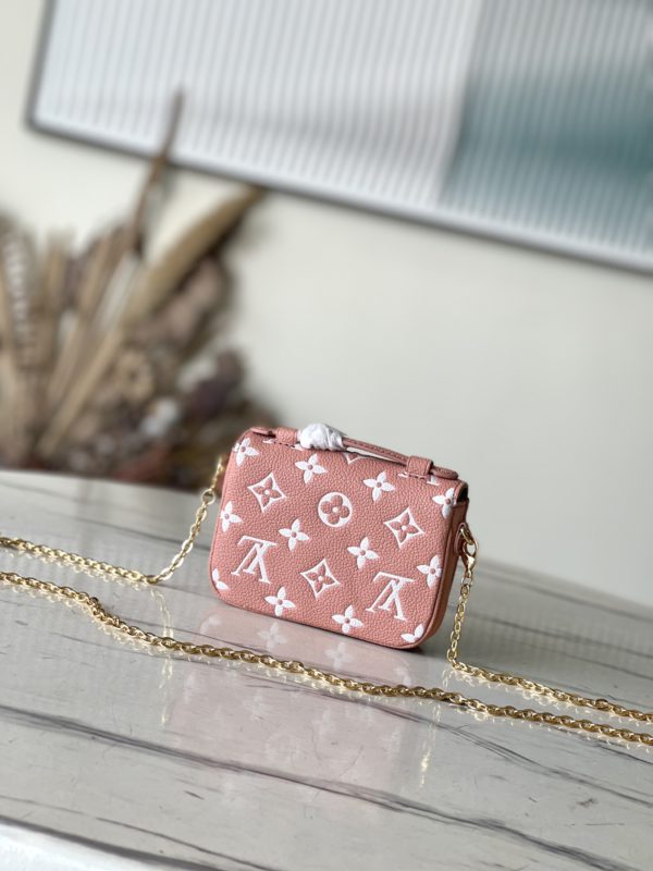 Louis Vuitton Micro Métis Postman Chain Bag - Pink - Image 5