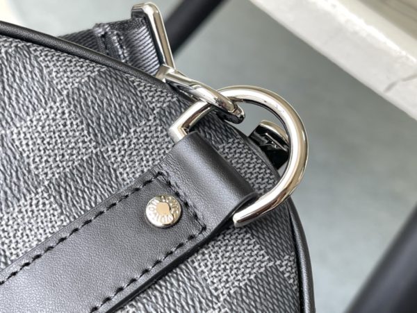 Louis Vuitton KEEPALL BANDOULIÈRE 50 Travel Bag - Black - Image 4