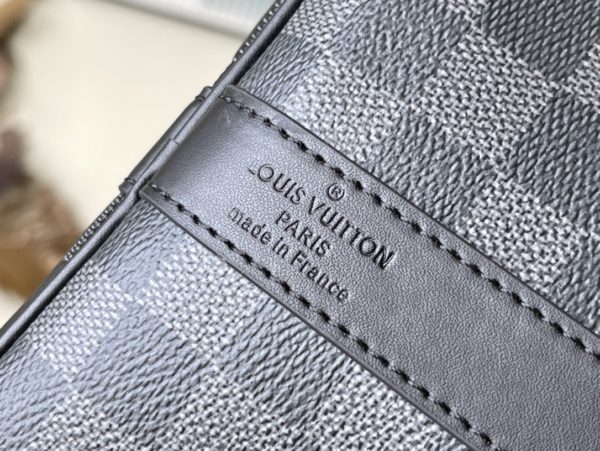 Louis Vuitton KEEPALL BANDOULIÈRE 50 Travel Bag - Black - Image 6