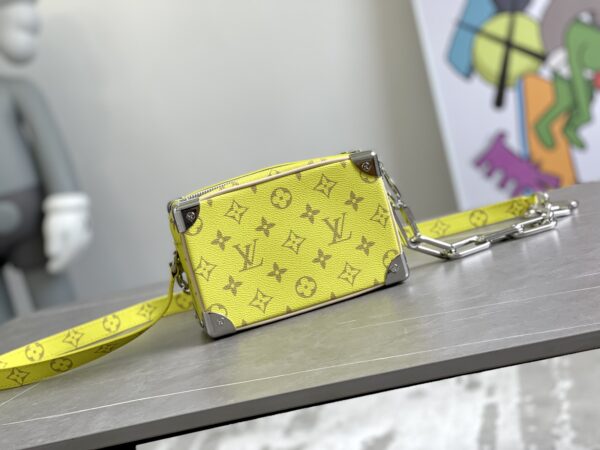 Louis Vuitton Mini Soft Trunk Handbag – Yellow - Image 3