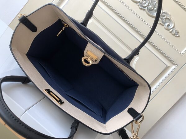 Louis Vuitton Medium On My Side Handbag – Blue - Image 5