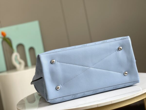 Louis Vuitton Carmel Hobo Tote Handbag – Blue - Image 3