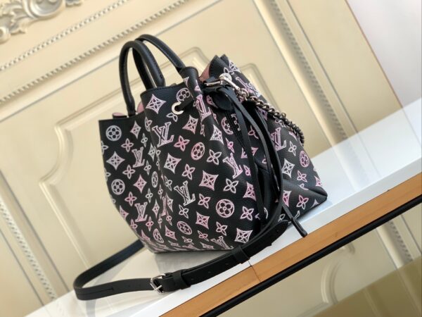 Louis Vuitton Monogram BELLA TOTE Handbag – Black - Image 5