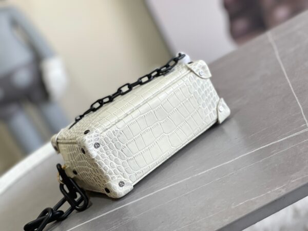 Louis Vuitton Mini Soft Trunk Handbag – White - Image 3