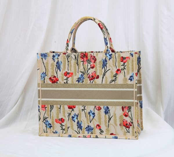 Dior Hibiscus Small Book Tote Bag - Image 5