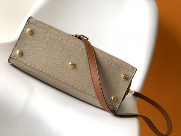 Louis Vuitton Medium On My Side Handbag - Cream - Image 3