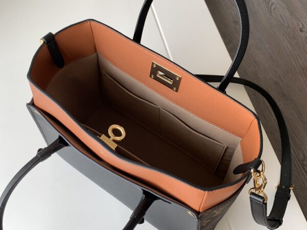 Louis Vuitton Medium On My Side Handbag - Black - Image 2