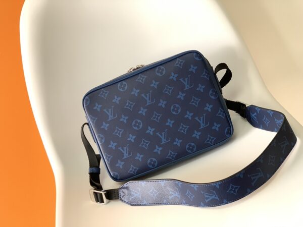 Louis Vuitton Men’s Outdoor Messenger Bag – Dark Blue - Image 3