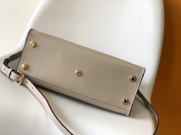 Louis Vuitton Medium On My Side Handbag - Grey - Image 3