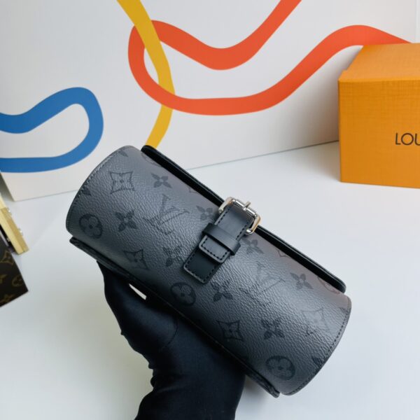 Louis Vuitton Eclipse Monogram 3 Watch Case - Gray - Image 3
