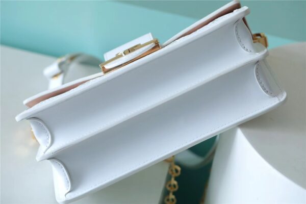 Louis Vuitton Classic Dauphine Handbag - White - Image 4