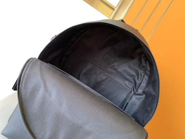 Louis Vuitton Full Leather Aerogram Backpack Series – Black - Image 2