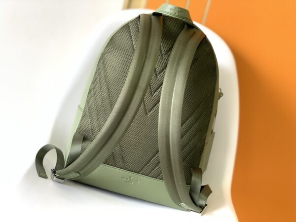 Louis Vuitton Full Leather Aerogram Backpack Series – Green - Image 4