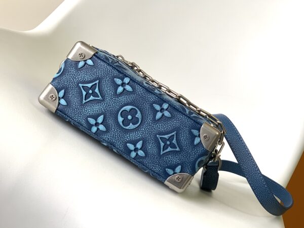Louis Vuitton Mini Soft Trunk Handbag - Blue - Image 5
