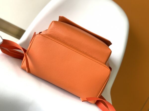 Louis Vuitton Full Leather Aerogram Backpack Series – Orange - Image 2