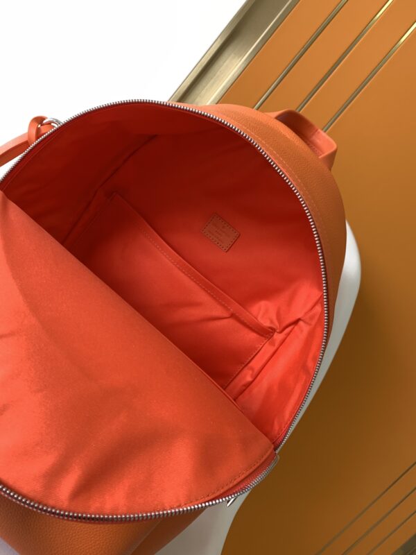 Louis Vuitton Full Leather Aerogram Backpack Series – Orange - Image 5