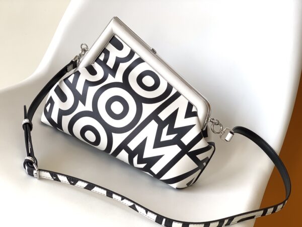 Fendi Roma and Marc HandBag - Black/White - Image 2