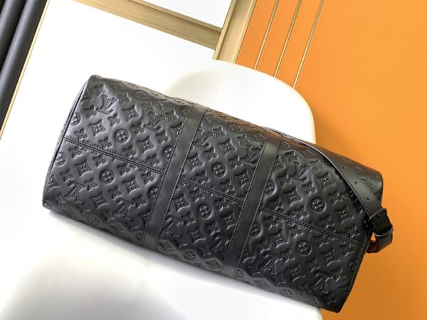 Louis Vuitton Keepall BANDOULIÈRE 50 Travel Bag - Black - Image 2