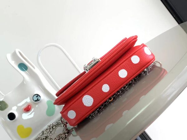 Louis Vuitton LV x YK Micro Métis Chain Bag - Red - Image 3