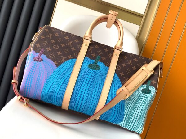 Louis Vuitton LV x YK KEEPALL 45 Travel Bag - Image 4