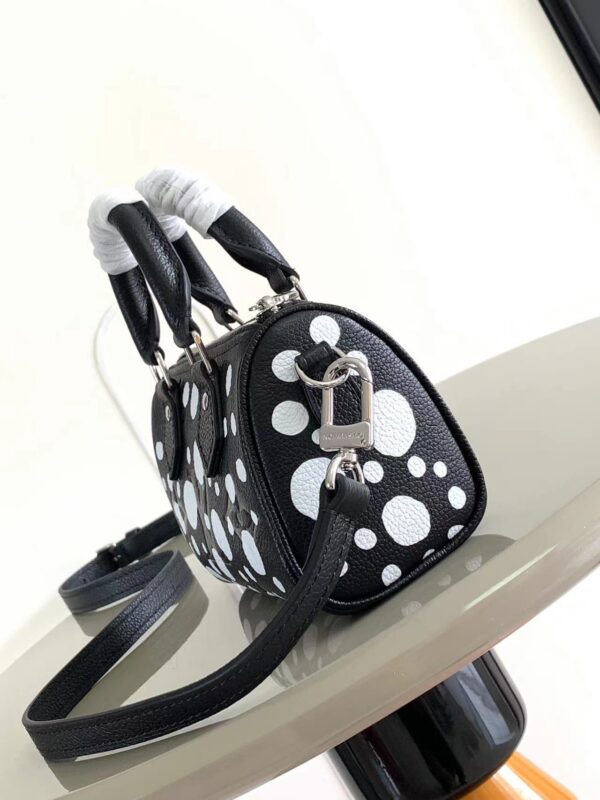 Louis Vuitton LV x YK Nano Speedy Handbag - Black - Image 5