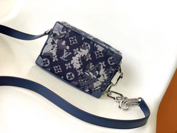 Louis Vuitton Mini Soft Trunk Chain Bag - Blue - Image 5