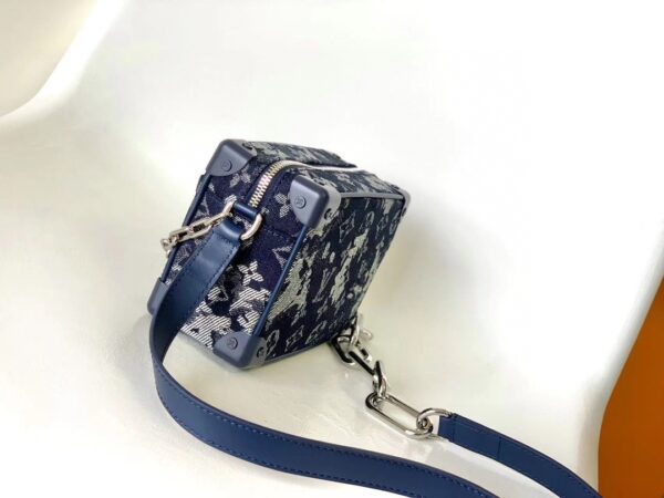 Louis Vuitton Mini Soft Trunk Chain Bag - Blue - Image 2