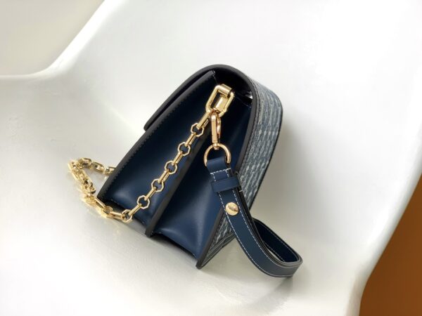 Louis Vuitton Dauphine Medium Handbag - Blue - Image 5