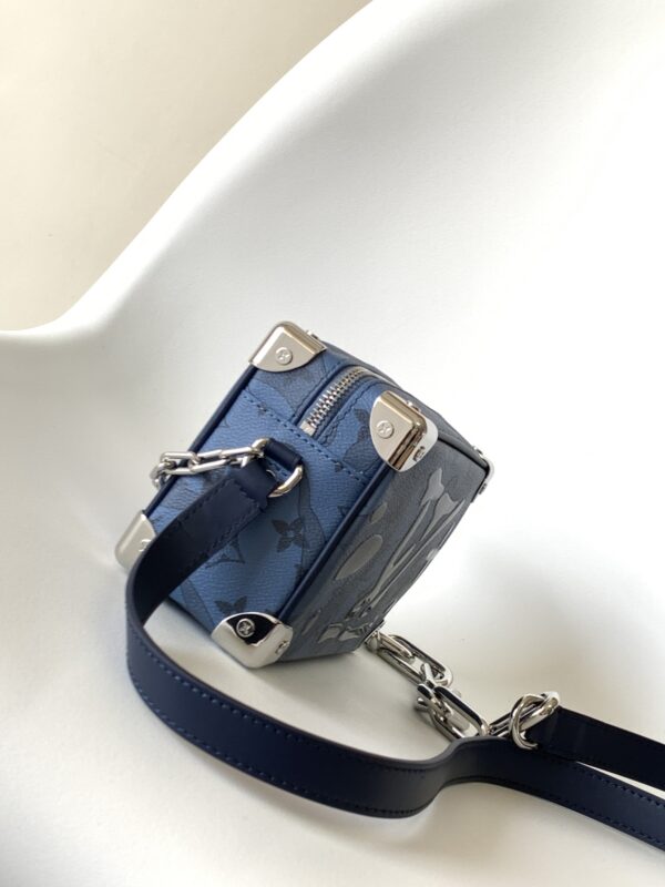 Louis Vuitton Mini Soft Trunk Handbag - Blue - Image 5