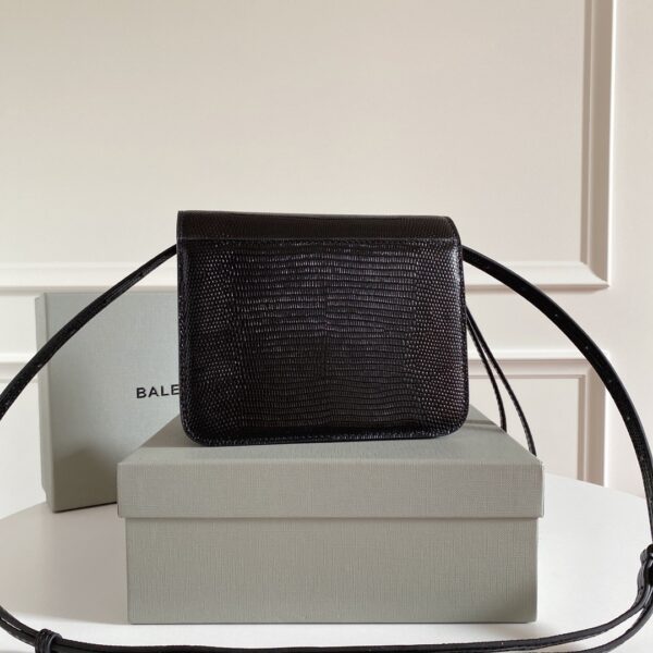 Balenciaga Square Box B Bag - Black - Image 5