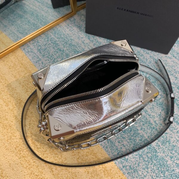 Alexander Wang Box Bag - Silver - Image 4