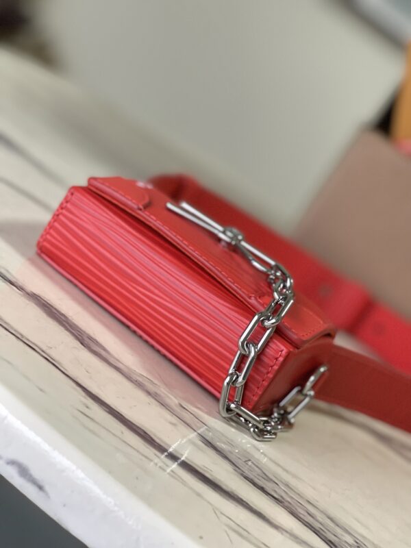 Louis Vuitton Micro Steamer Handbag - Red - Image 3