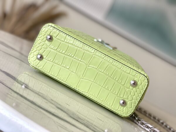 Louis Vuitton Lime Green Mini Crocodile Handbag - Image 2