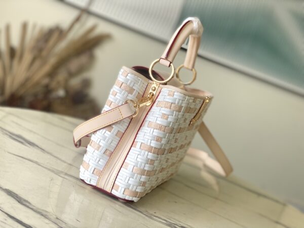 Louis Vuitton Heavenly Capucines Medium Handbag - White - Image 4