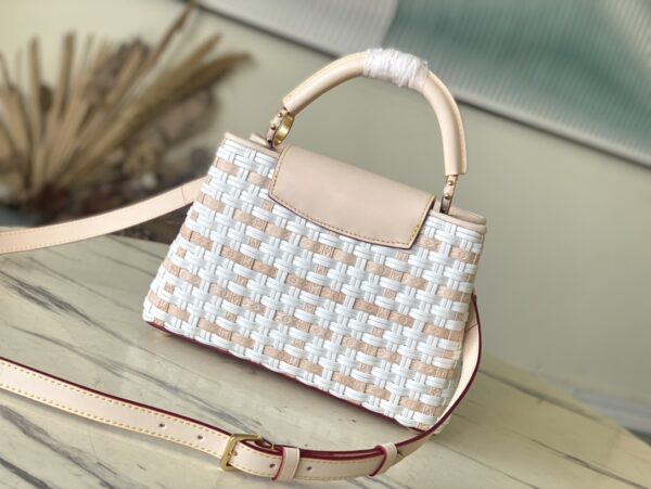 Louis Vuitton Heavenly Capucines Medium Handbag - White - Image 5