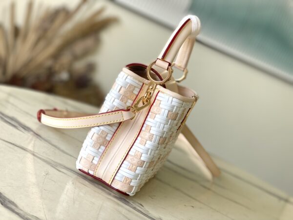 Louis Vuitton Heavenly Capucines Mini Handbag - White - Image 4