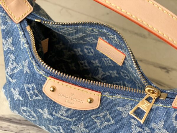 Louis Vuitton Mini Moon Denim Handbag - Blue - Image 2