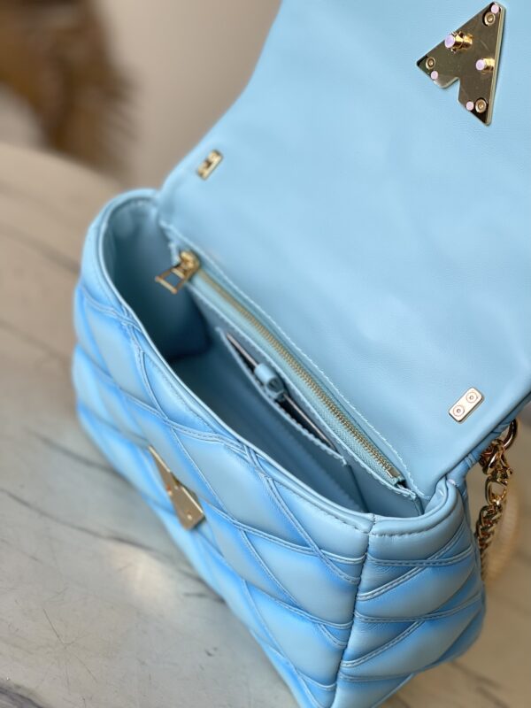 Louis Vuitton Medium-sized G0-14 Handbag - Aqua Blue - Image 3