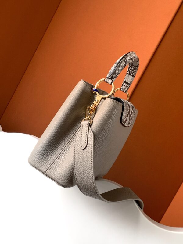 Louis Vuitton Ca Bucines BB Medium handbag - Elephant Gray - Image 5