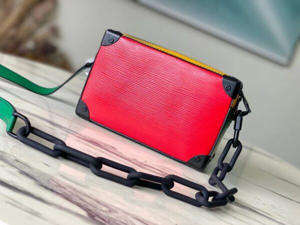 Louis Vuitton Mini Soft Trunk handbag - Green/Red - Image 4