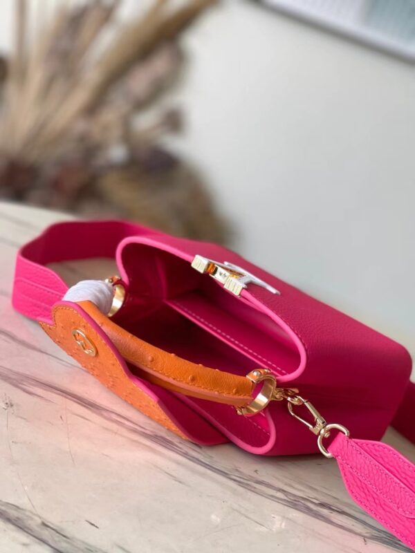 Louis Vuitton Capucines Taurillon Leather Mini Handbag - Pink - Image 2