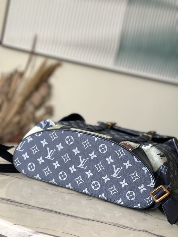 Louis Vuitton Christopher MM Backpack - Blue - Image 3