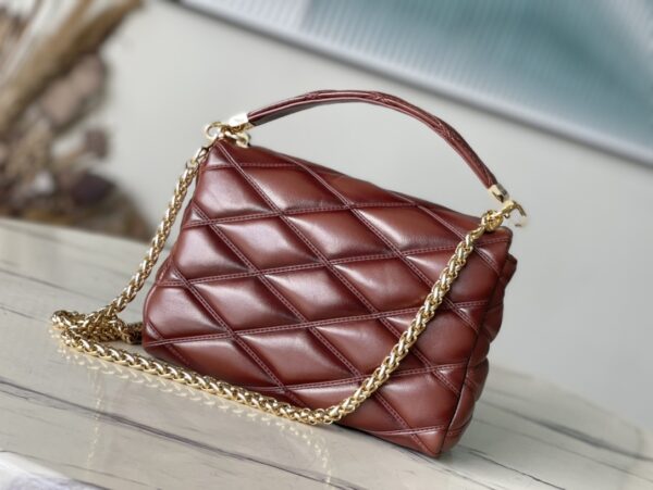 Louis Vuitton G0-14 Medium Handbag – Maroon - Image 4